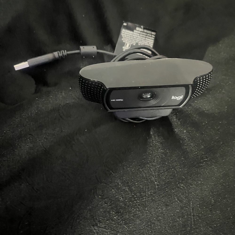 Logitech Black HD 1080p Webcam
